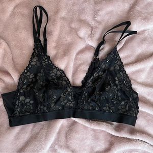 Aerie black lace bralette